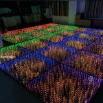 3D Mirror Dance Floor Starry Dance Floor For Disco Party LED Video Floor