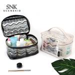 Waterproof Clear Makeup Big Portable Large Capacity PVC Clear Toiletry Bag