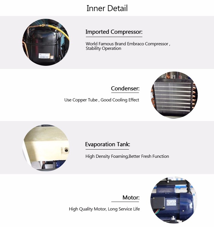 Hot selling soft three flavor ice cream maker machine