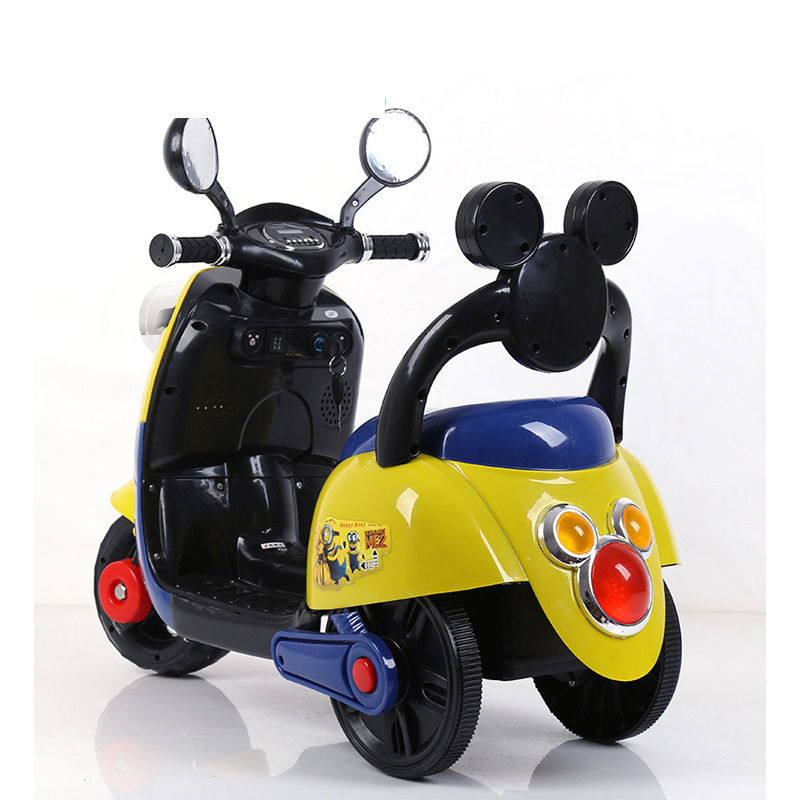 6v Electric Motorcycles For Kids Ride On Toy Motorbike With 80*40*65cm Product Size