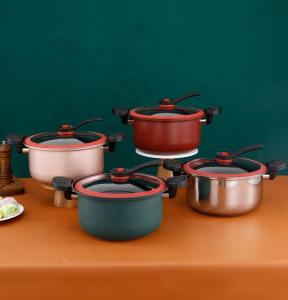 Wholesale professional Kitchen Pressure Cooker Home Stew Low Pressure Non Stick from china suppliers
