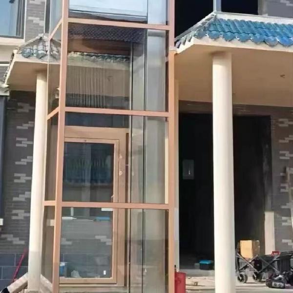 304# Ss Cabin Elevator Aluminium Alloy Cabin Well Shafts For 5 Floor Automatic
