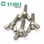 TOBO Hot Sale DIN316 OEM M5 M8 M10 Stainless Steel Screws Butterfly Wing Bolt In
