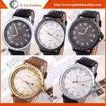 CURREN Watch Genuine Leather Band Sports Watch Rose Gold Case Chrometer Date
