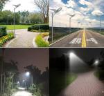 IP67 200W Solar Semi Integrated Street Light Die Cast Aluminum Material