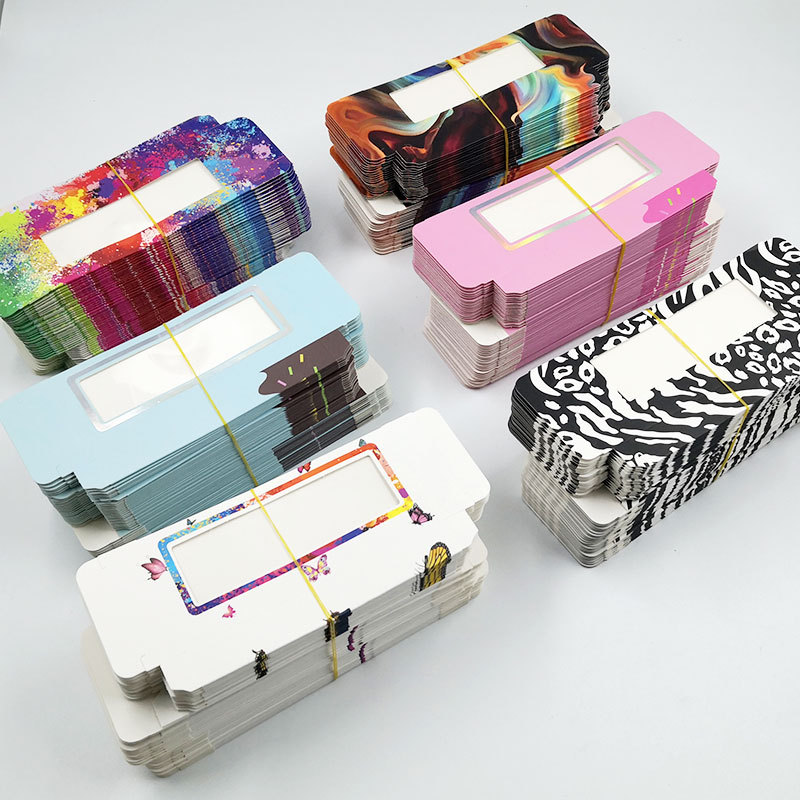 Customized Rigid Boxes Luxury Folding Paper Custom Private Label Logo Eyelashes Box