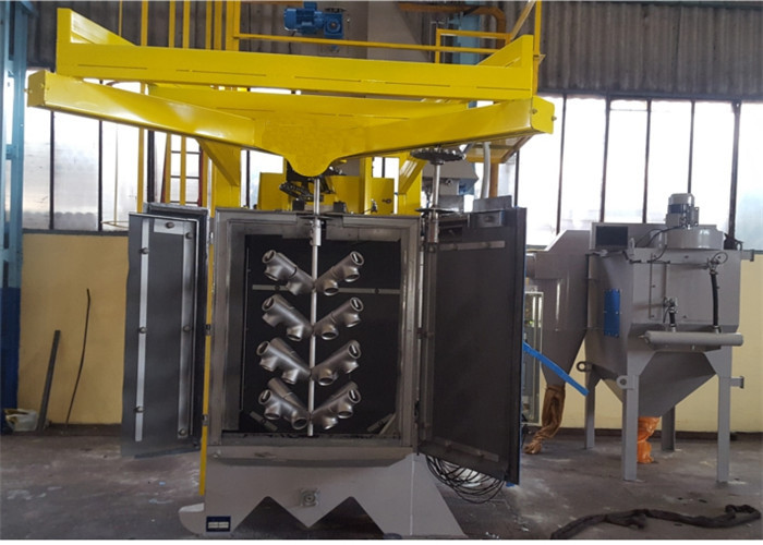 Carbon Steel Elbow Pipe Fitting 219mm Shot Blasting Machine