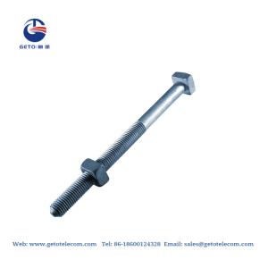 China HDG MB Machine ISO 9001 Square Head Nuts And Bolts on sale