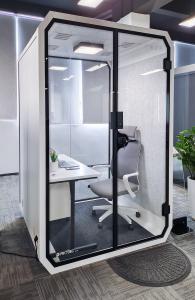 Wholesale Manufacturers Cabin Working Pod Soundproof Office Phone Booth from china suppliers