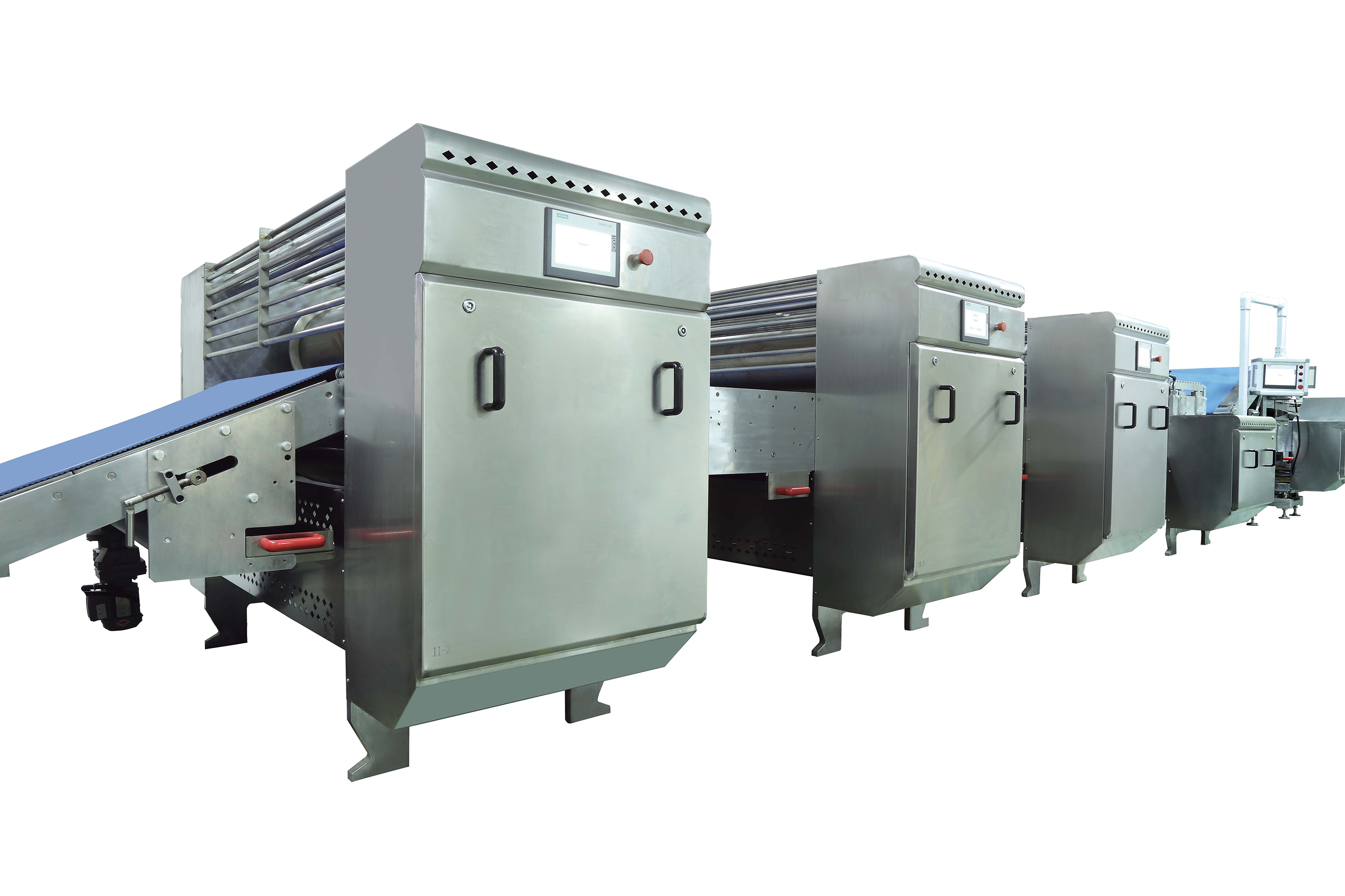 Fully Automatic 100-1800kg/H Cracker Hard And Soft Biscuit Production Line