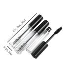 Cosmetics 10ml Glass Plastic Mascara Tube OEM Fashionable