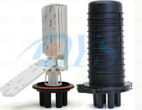 5 Ports Fiber Optic Splice Closure 10-60mm Quick Open Clamped For Non - Ribbon