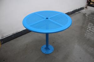 Wholesale Street Furniture Gavin Park Steel Round Table With Benches Rustproof Outdoor Metal Round Tables from china suppliers