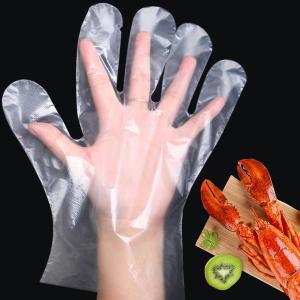 Wholesale Plastic HDPE/LDPE PE Disposable Poly Food Service Hand Gloves from china suppliers