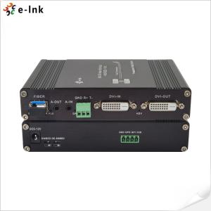 Wholesale 1Ch 1080P Bidi DVI + 1Ch Bidi RS232 + 1Ch Bidi Stereo Audio + GPIO over Fiber Extender from china suppliers