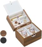 Watch Box, Watch Travel Case For Men, Wood Watch And Jewelry Holder Organizer