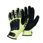 S-XXL N115010 Nitrile Sandy Palm TPR Impact Protection Nitrile Cut Resistant
