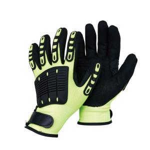 Wholesale S-XXL N115010 Nitrile Sandy Palm TPR Impact Protection Nitrile Cut Resistant Safety Gloves from china suppliers