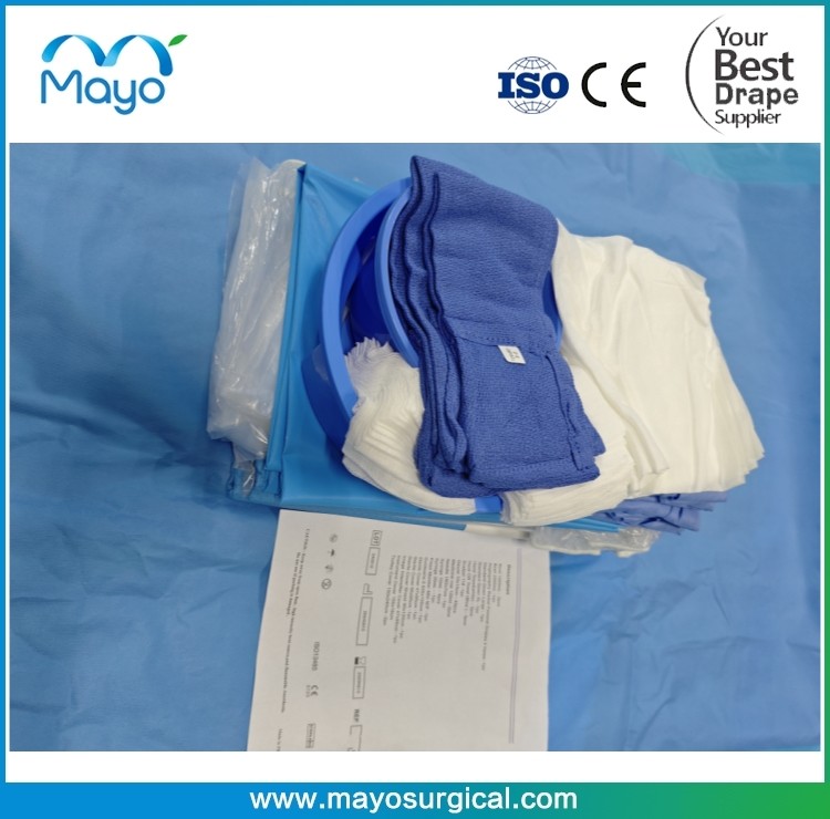 Femoral And Radial Angiography Drape Pack With Customized Component
