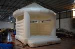White Colour 0.55mm PVC Tarpaulin Inflatable Jumpers For Wedding CE UL EN14960