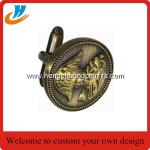 Hengchuang crafts cheap wholesale custom 3D metal cufflinks for men