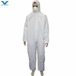 55000pcs per 40Q PPE Safety Workwear Disposable PP Nonwoven Coverall with Hood