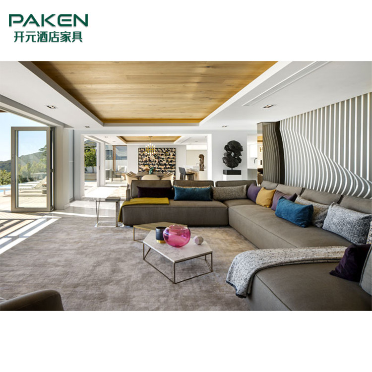 Colorful Adorable Modern Villa Living Room Furniture