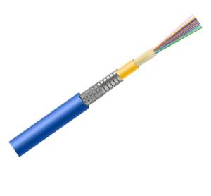 Wholesale Indoor Armored Fiber Optic Cable Multi Strand Single Core Spiral Steel from china suppliers