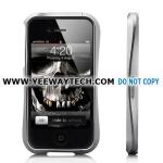 Aluminium Alloy Metal Bumper Case For iPhone 4S - Grey