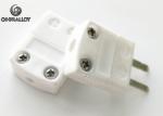 Ceramic Thermocouple Miniature Connector K Type Chromel Alumel Pin 500℃
