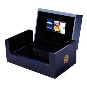 Wholesale Presentation LCD Screen Video Gift Box Black 7inch 256MB Memory for souvenir from china suppliers