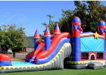 Commercial Inflatable Obstacle Course Race Inflatable Moonwalk Jumping Castle