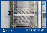 Telecommunication Base Station Cabinet , Outdoor Electrical Cabinets Two Bay