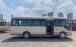 Used Toyota Coaster Bus LHD RHD 30 Seats Gasoline Mini Bus Euro 3 Emission