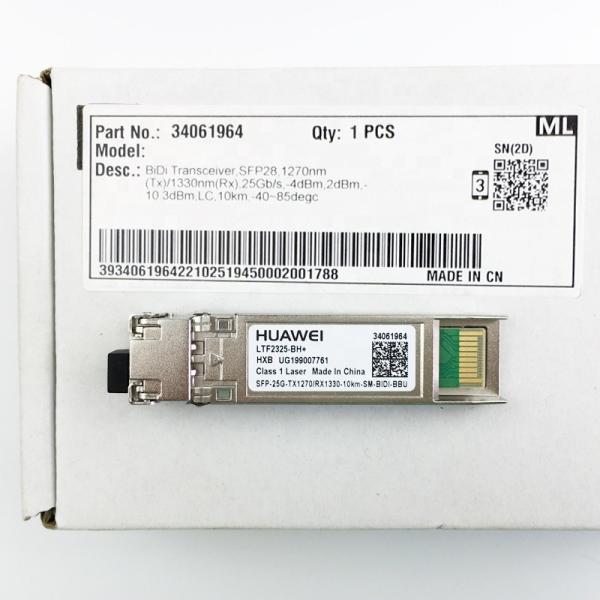 Huawei BIDU-RRU-BBU SFP-25G-TX1310/RX1270-10KM-SM BiDi-25G-10km-1270/1330