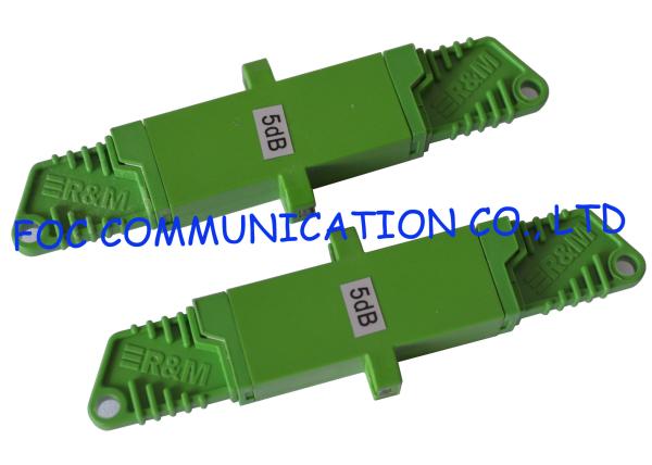 E2000 / APC Female to Female Fiber Optic Attenuator Reducing Optical Signal