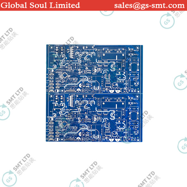 Double-Sided PCB with Blue Oil Coating for Enhanced Security in SMT Manufacturing