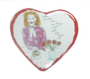 Wholesale Gift Packing CMYK Printed Heart Shaped Chocolate Box from china suppliers