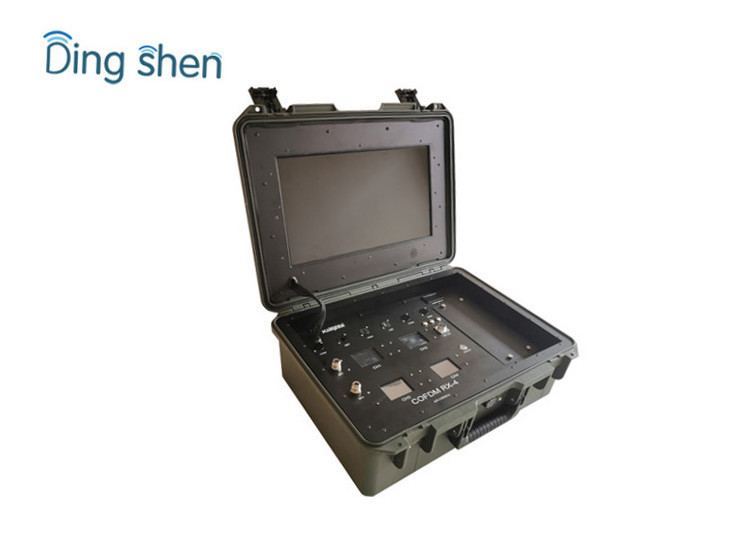 COFDM Wireless Portable Diversity HD Resolution Uav Video Receiver4 Channels