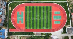 Wholesale ESP Yuzz Semi- Prefabricated Running Track Sports Floor UV Ozone Resistant from china suppliers