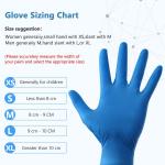 Dark Blue Examination Medical Nitrile Gloves Medical Grade Factory Directoy