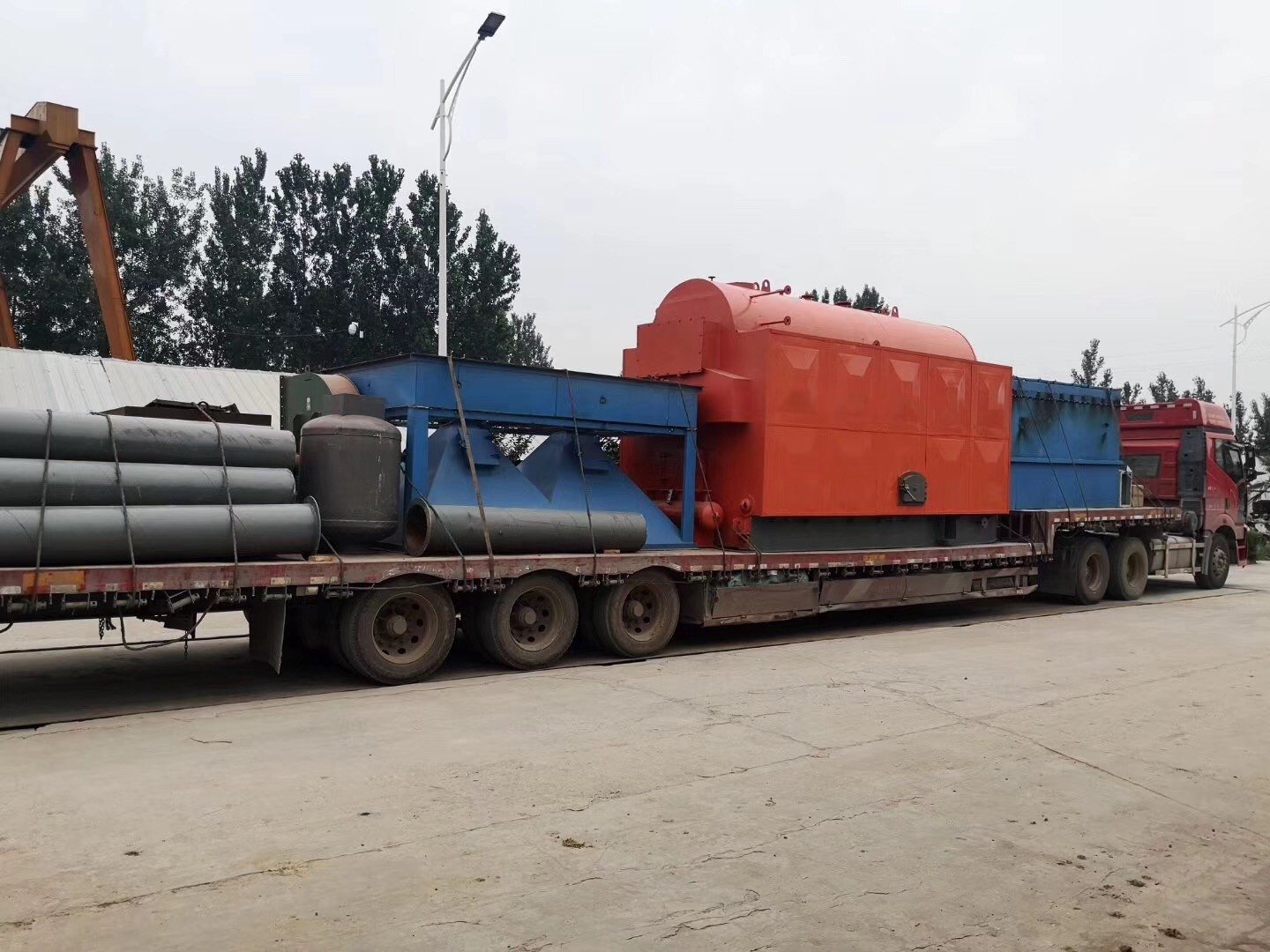 1~4ton 100 Psi Biomass Wood Chips Pellet Coal Fired Steam Boiler For Paper Making