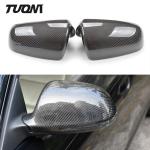 Twill Weaven Carbon Fiber Mirror Cover Caps Audi A4 B9 S-Line S4 A5 S5 RS5 2 4