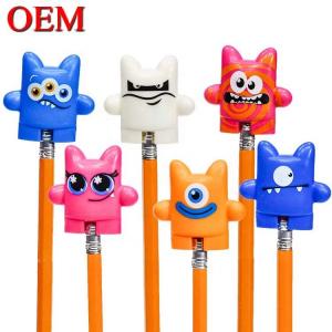 China Custom Kids Toys 2023 Cartoon3D Funny Pencil Topper Pvc Pencil Topper on sale