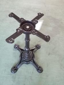 Wholesale Modern Style Restaurant Black Metal Table Base Powder Coat Finish 710mm Height from china suppliers