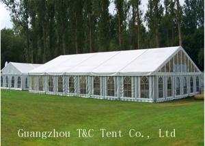 Wholesale 500 People Outdoor Waterproof Tent , White Commercial Event Tents None Interior Pole from china suppliers