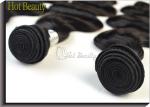 18 Inch No Shedding Virgin Peruvian Hair Extensions Human Hair In Natural Black