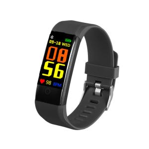 Wholesale 115PLUS Digital Body Temperature Smart Watch Heart Rate Thermometer Hand Watch Wrist Forehead Mode from china suppliers