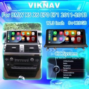 Wholesale Viknav Car Waterproof Double Din Radio 12.3 Inch GPS System For BMW X5 X6 E70 E71 2011-2013 from china suppliers