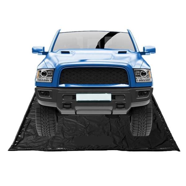PVC Black Grey Car Washing Mat Heat Resistant Non Slip 10KG Heavy Duty Foldable